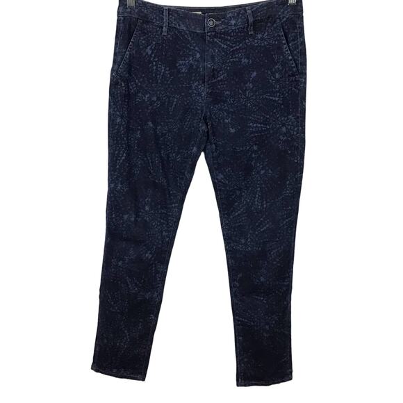 AG Adriano Goldschmied The Tristan Tailored Trouser Indigo Print Crop Ankle 28R - Picture 4 of 13